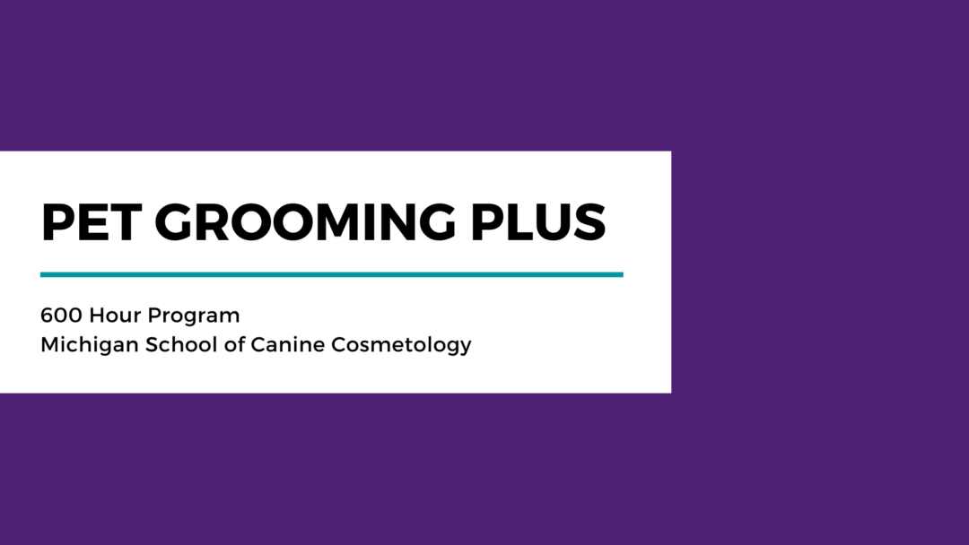 Pet Grooming Plus Program